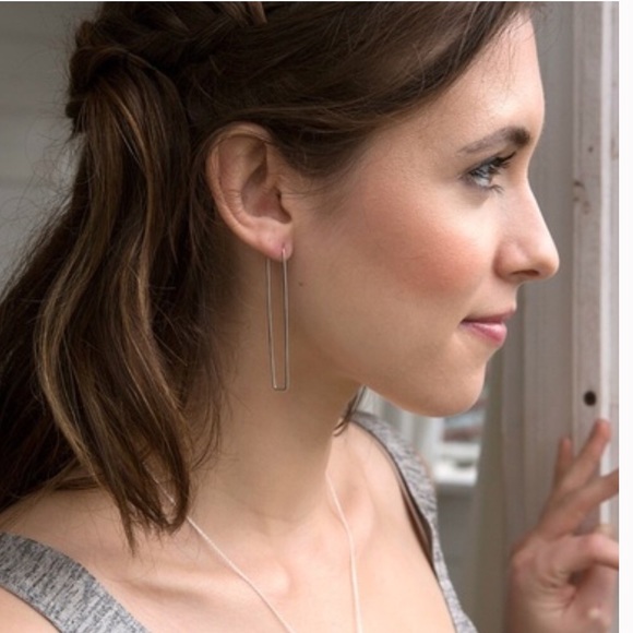 Moodtherapy Jewelry - ✨925 RECTANGULAR HOOPS✨ Moodtherapy Jewelry - ✨925 RECTANGULAR HOOPS✨